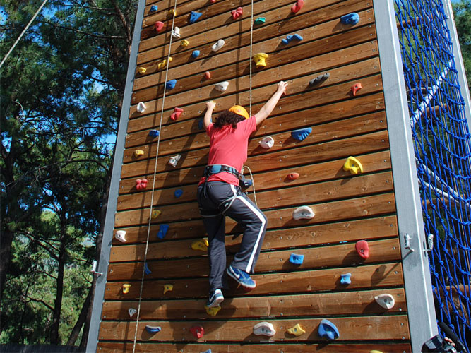 Monkey Park Adventure Activities Climbing Wall 3